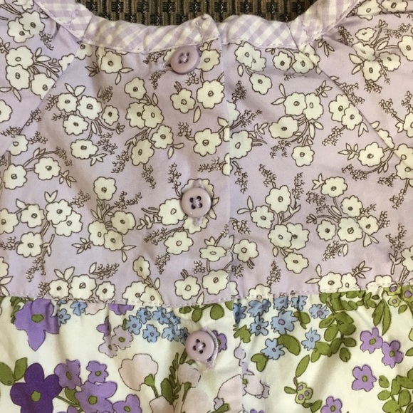 Gymboree lavender floral pattern baby dress - Picture 4 of 5